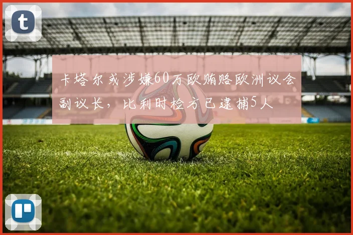 卡塔尔或涉嫌60万欧贿赂欧洲议会副议长，比利时检方已逮捕5人